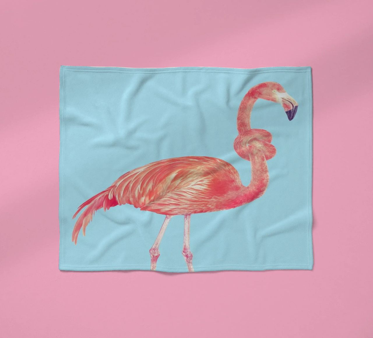 Flamingo with a Big Problem coperta in pile da suckertom