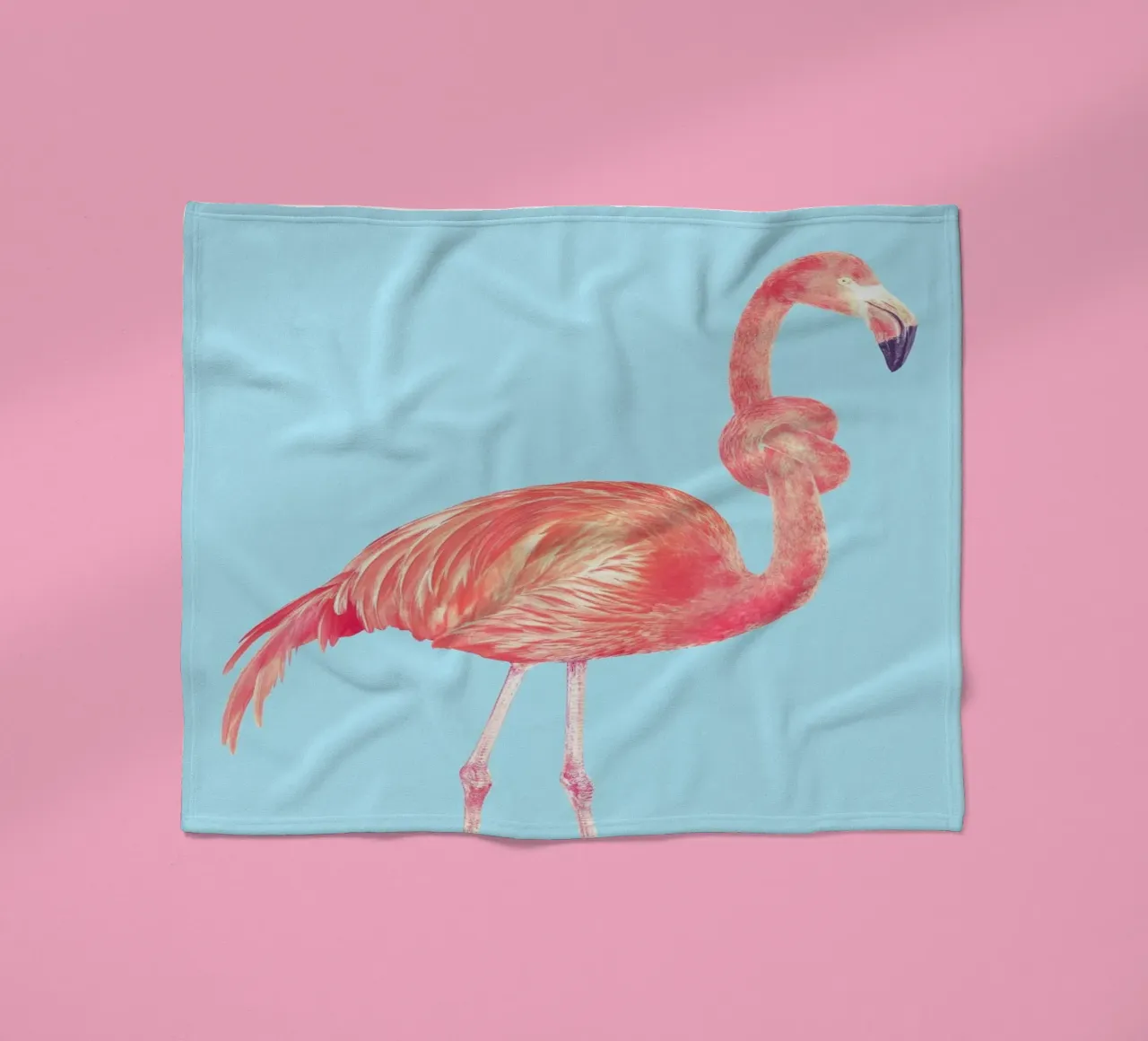 Flamingo with a Big Problem coperta in pile da suckertom