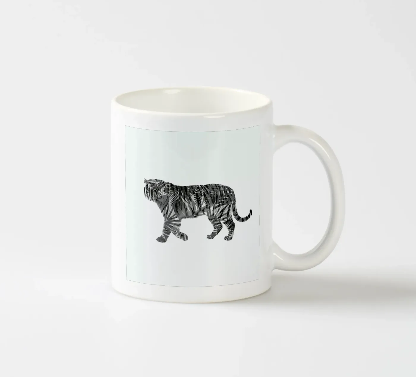 Tiger ceramic mug by Chris Wharton