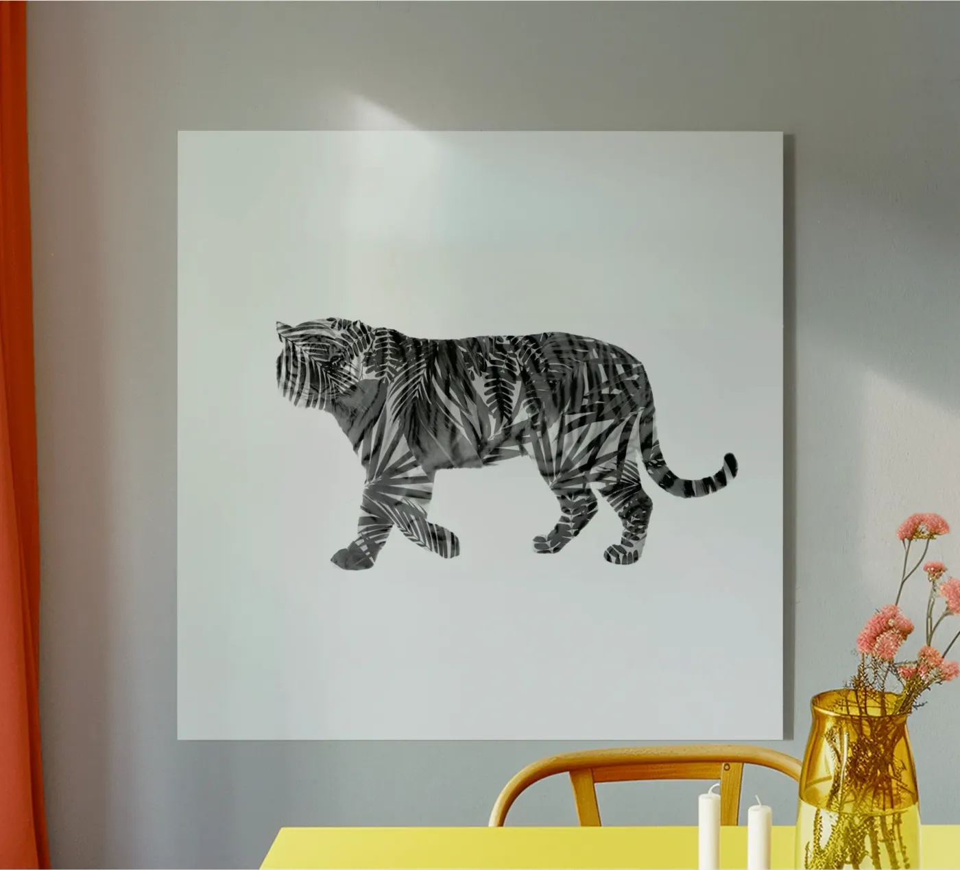 Tiger plexiglas de Chris Wharton