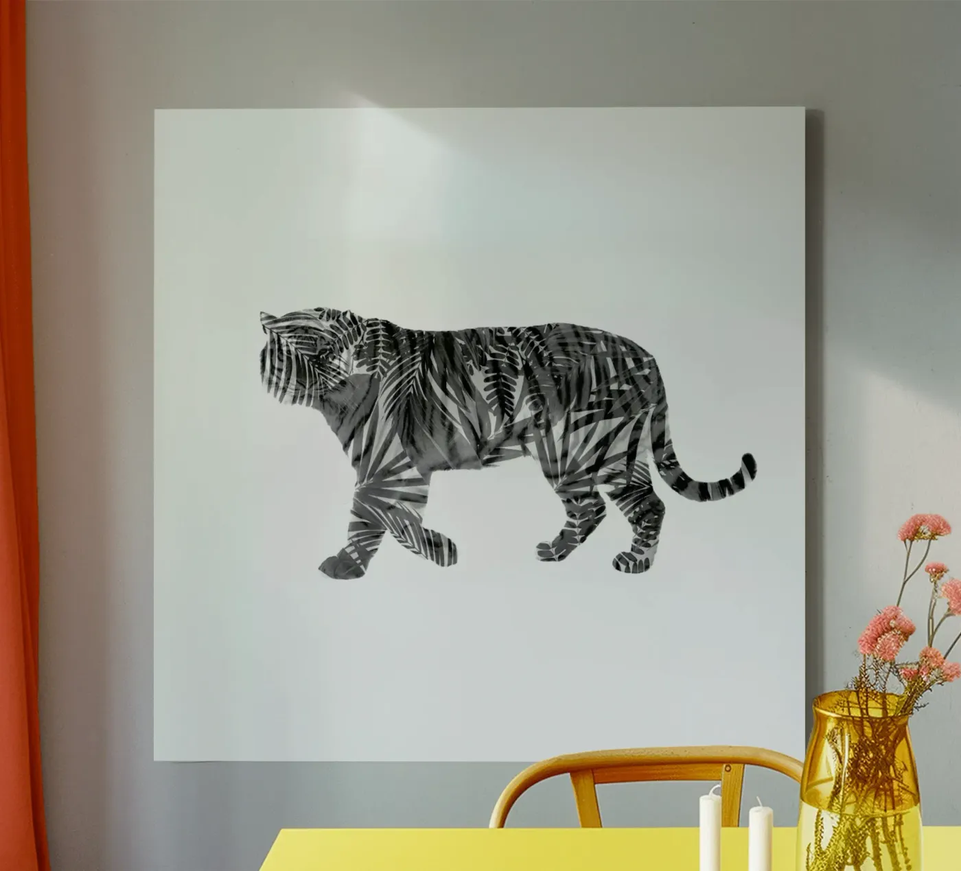 Tiger canvas by Chris Wharton