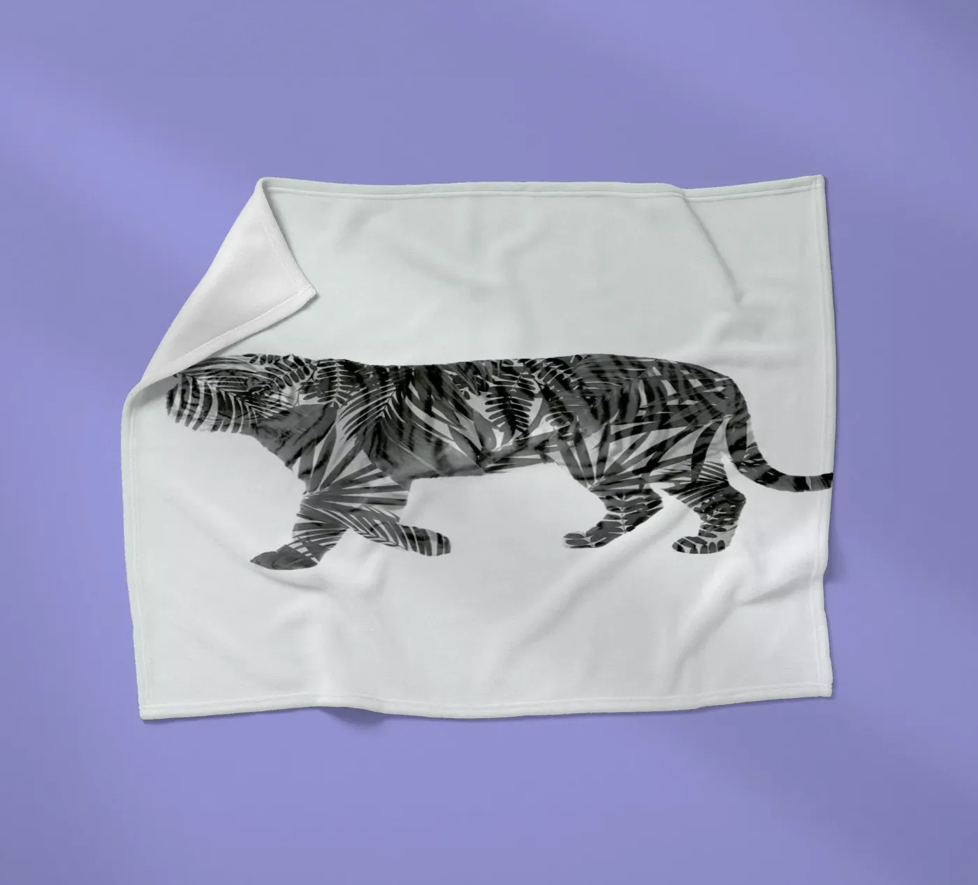 Tiger Fleecedecke von Chris Wharton