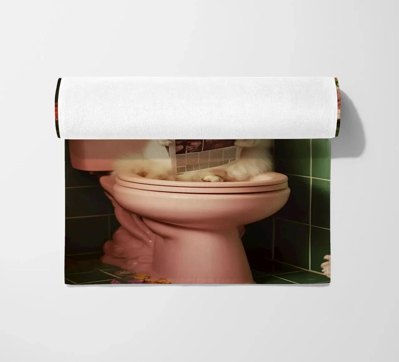 Katze liest Zeitung telo mare da NORDLICHT DESIGNS