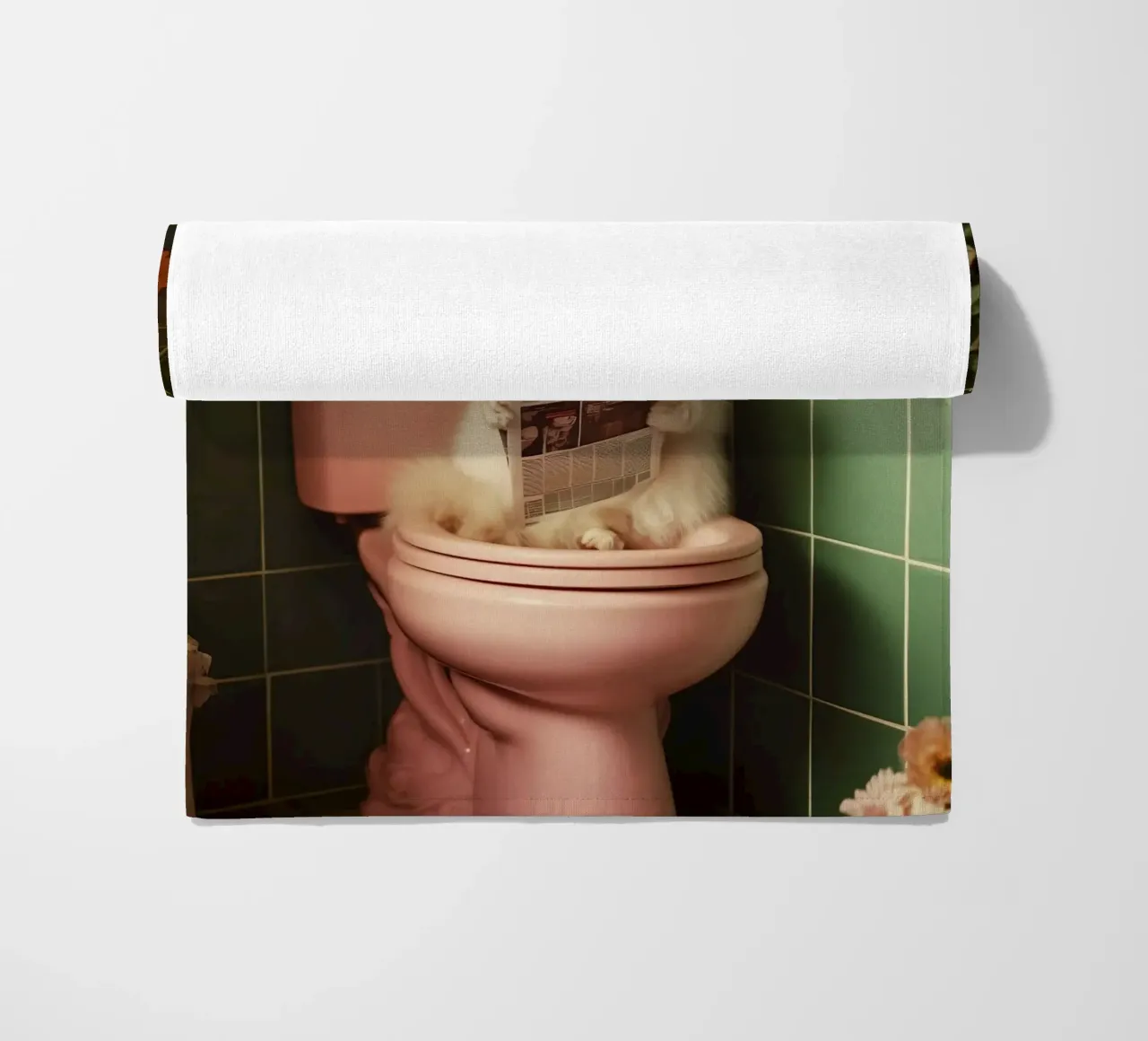 Katze liest Zeitung telo mare da NORDLICHT DESIGNS