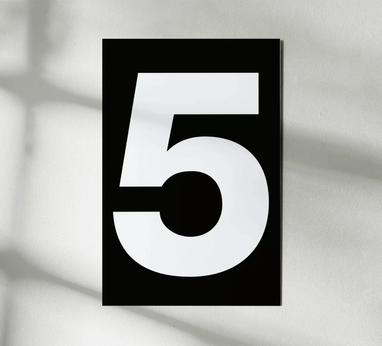 The 5 poster alu-dibond by And I Love You She Said
