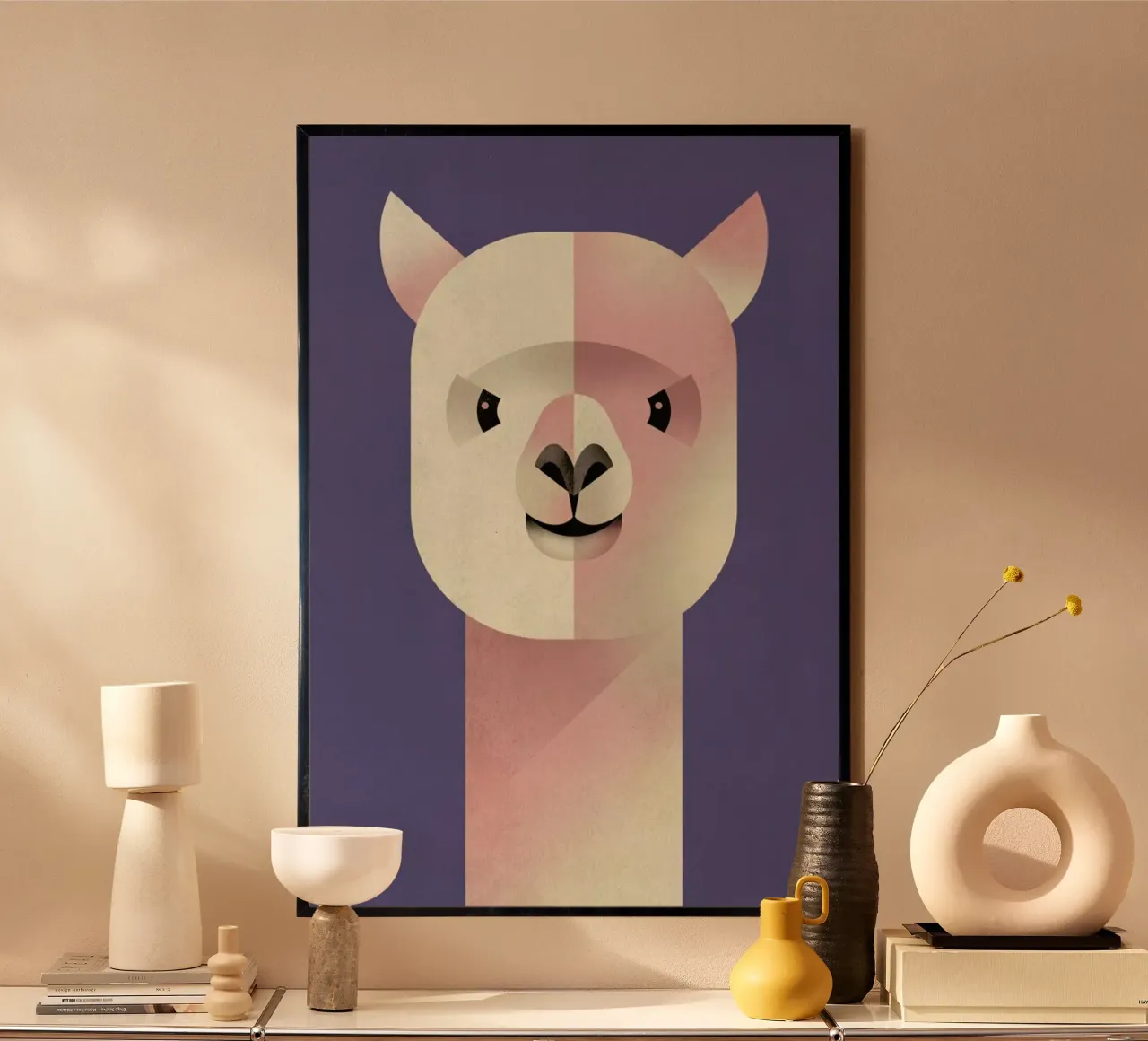 Alpaka poster con telaio in plastica da Dieter Braun