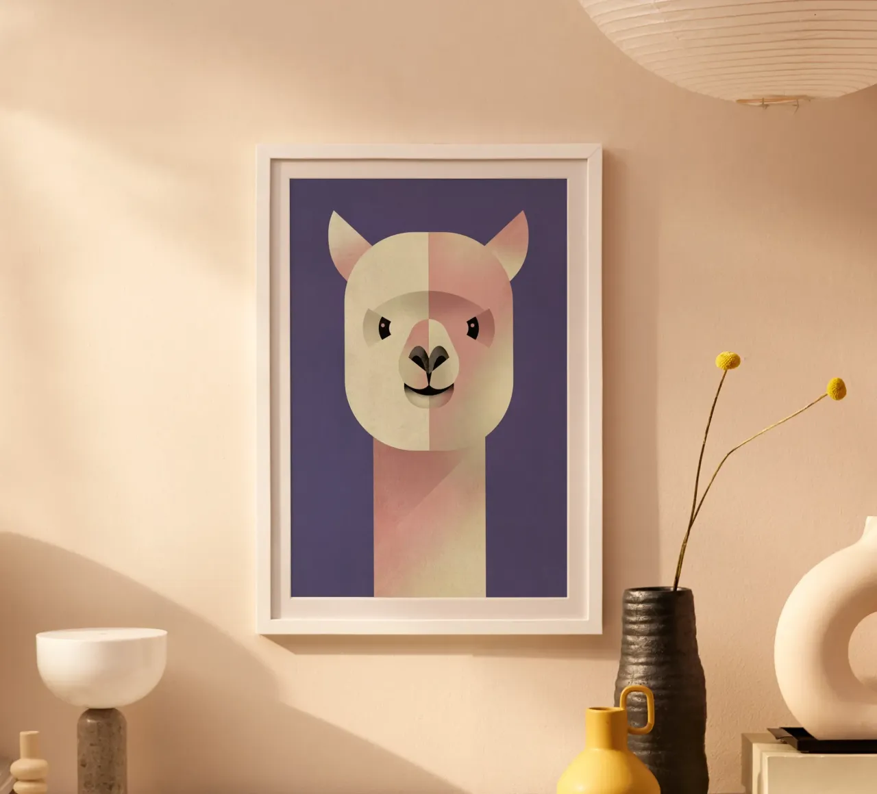 Alpaka poster con telaio in plastica da Dieter Braun