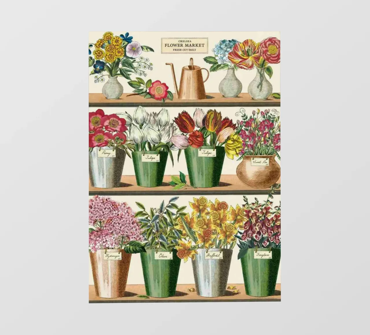 The Flowers telo in pvc da avissta