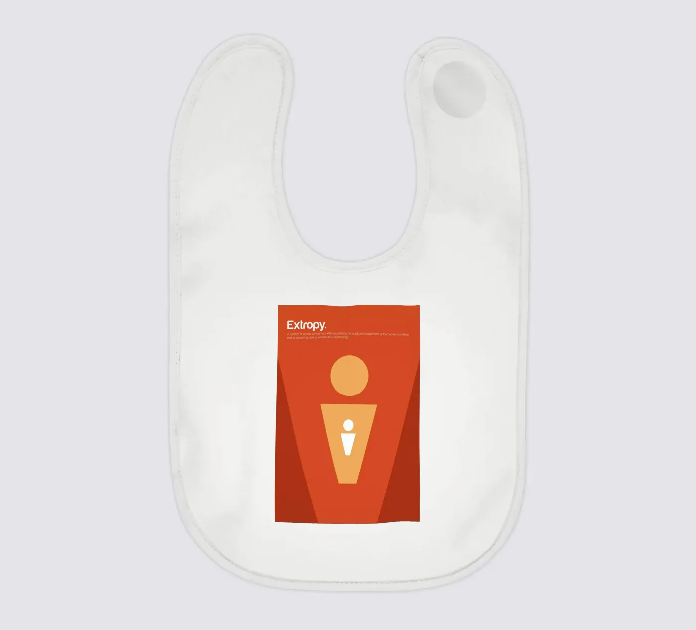 Extropy baby bib by Genís Carreras