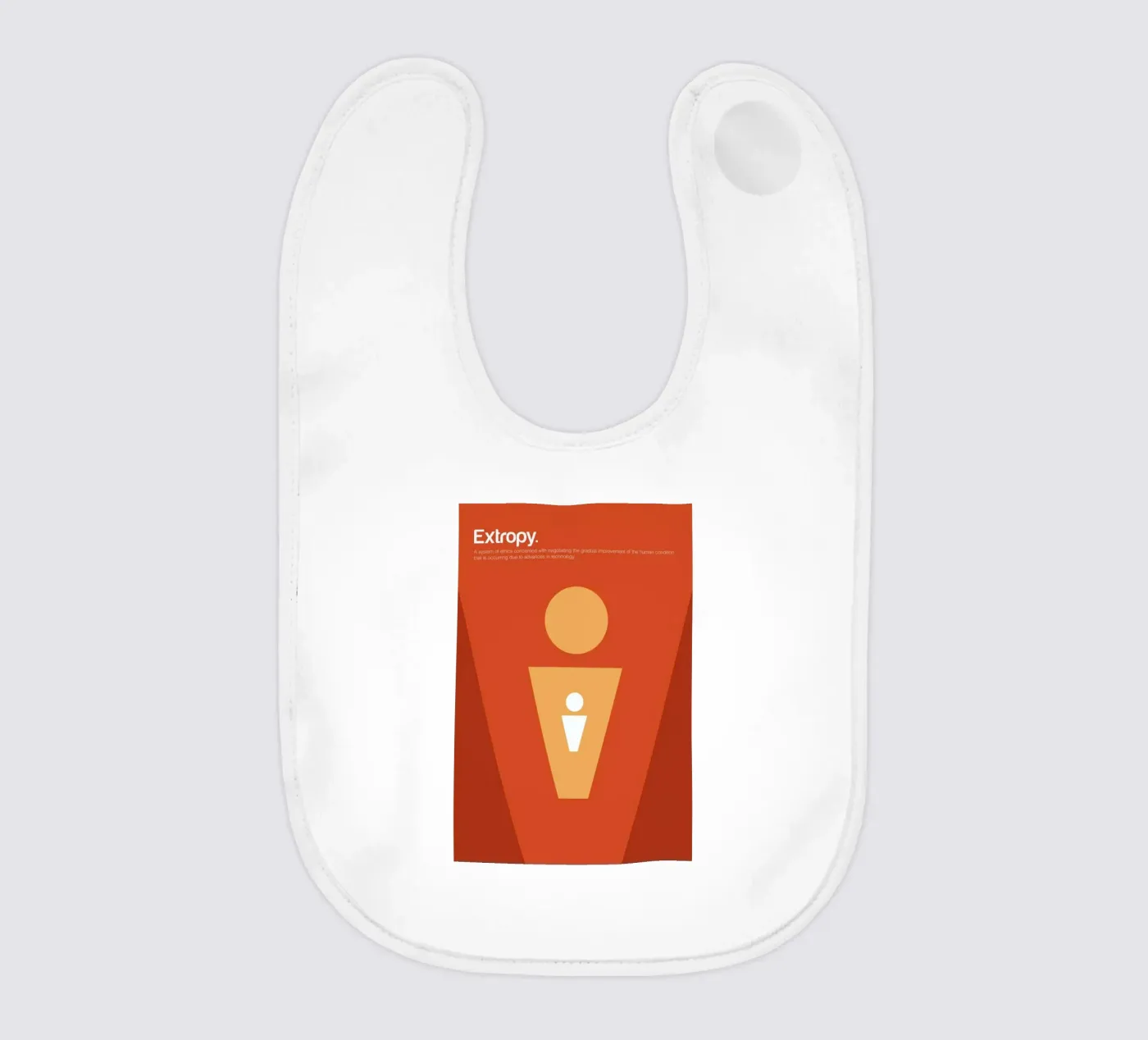 Extropy baby bib by Genís Carreras