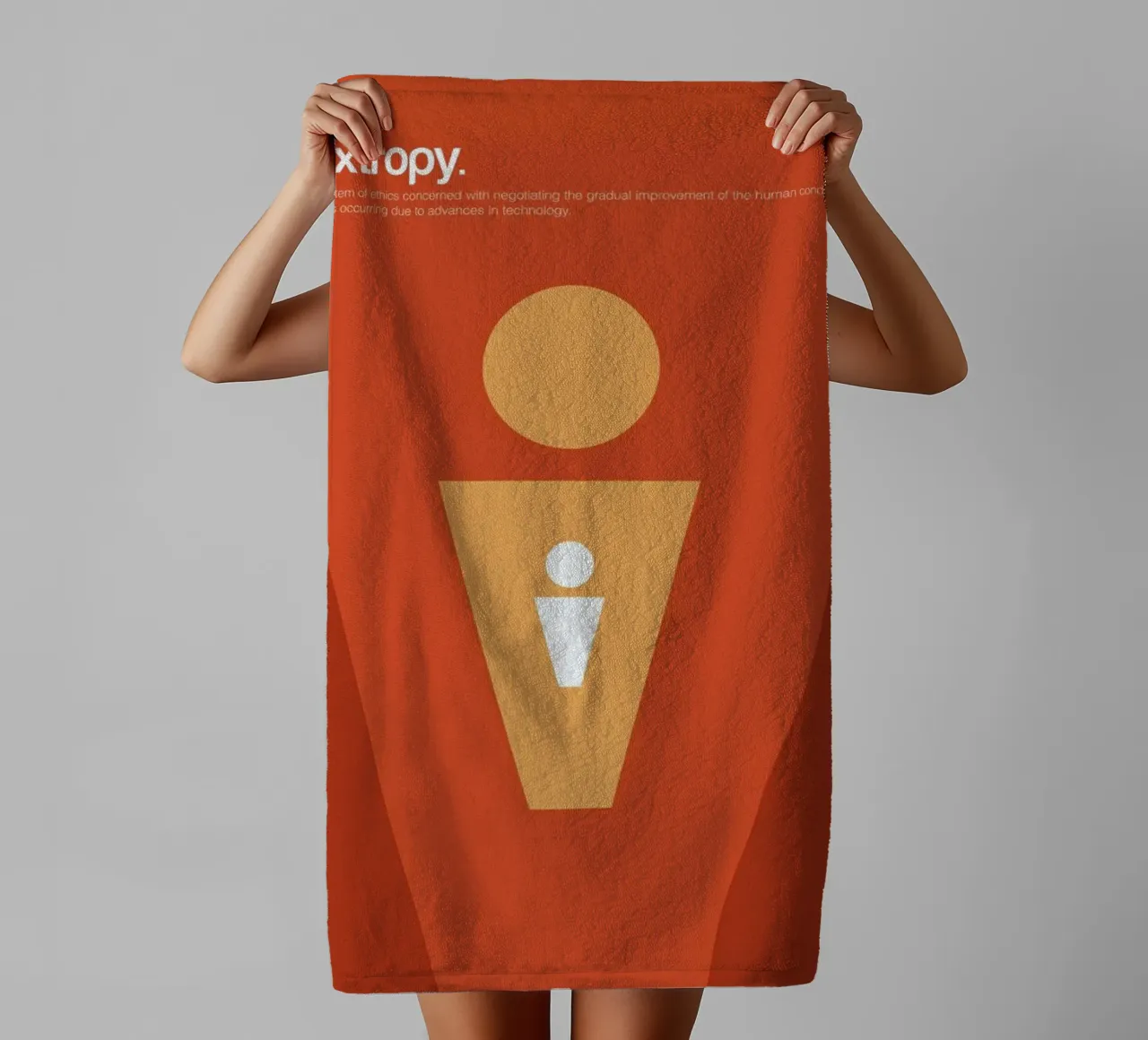 Extropy badhanddoek van Genís Carreras