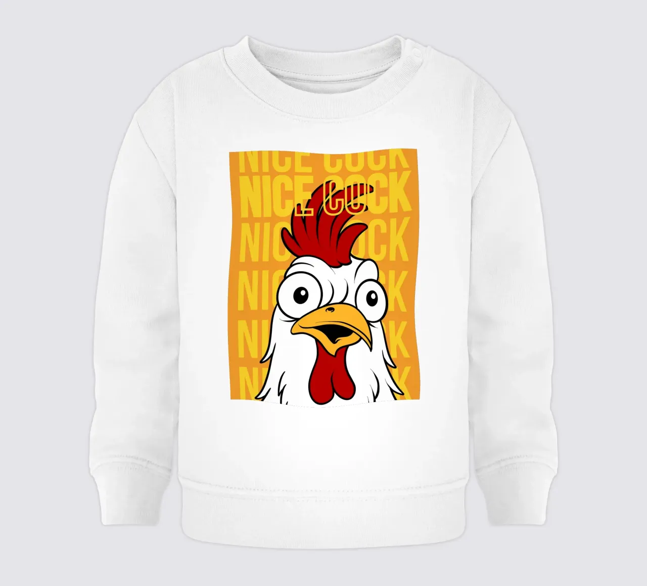 NICE COCK baby sweatshirt by LisaArtes