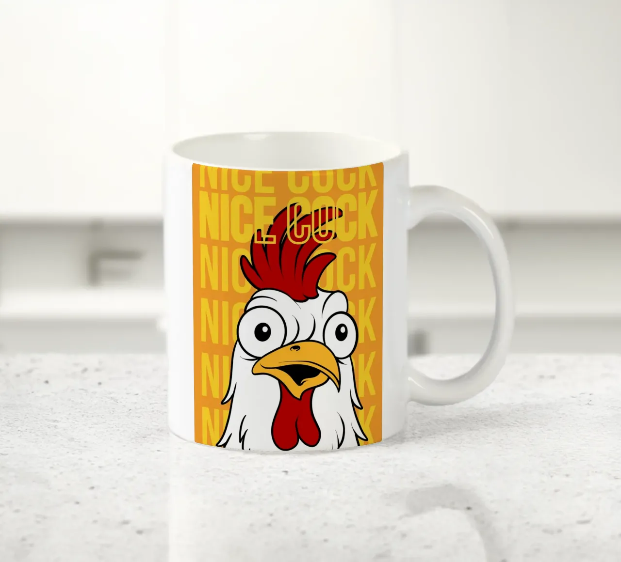 NICE COCK tazza in ceramica da LisaArtes