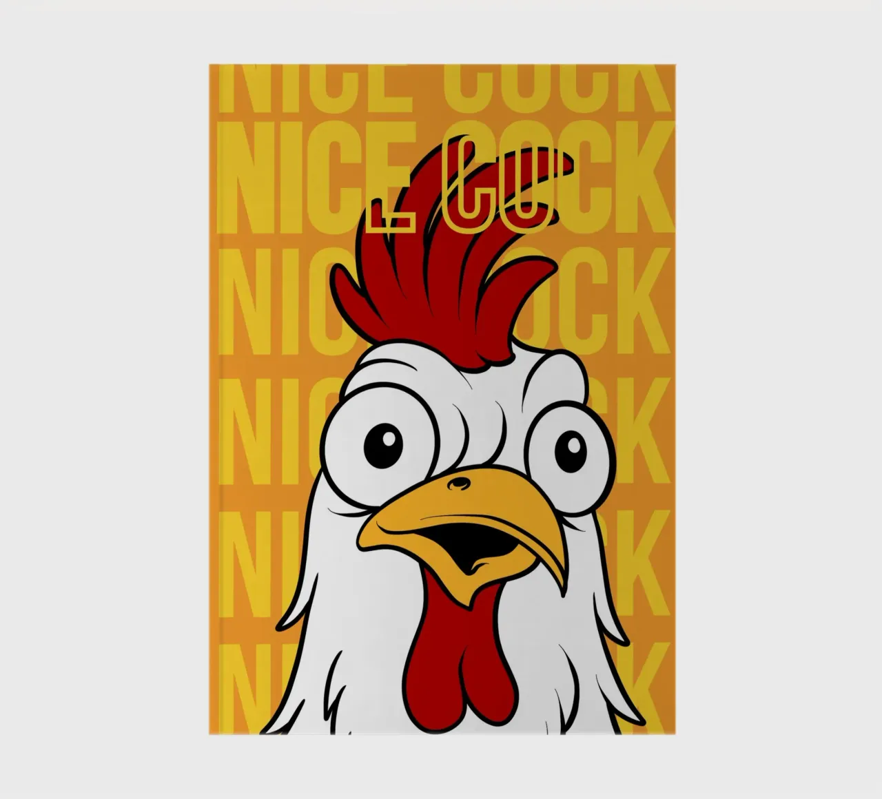 NICE COCK cuaderno de LisaArtes