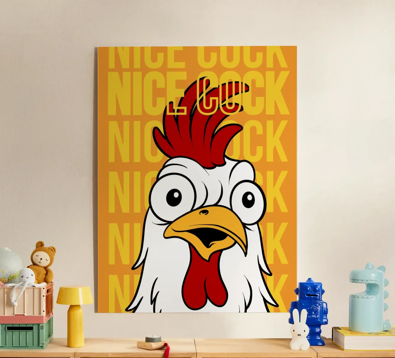 NICE COCK plexiglass da LisaArtes