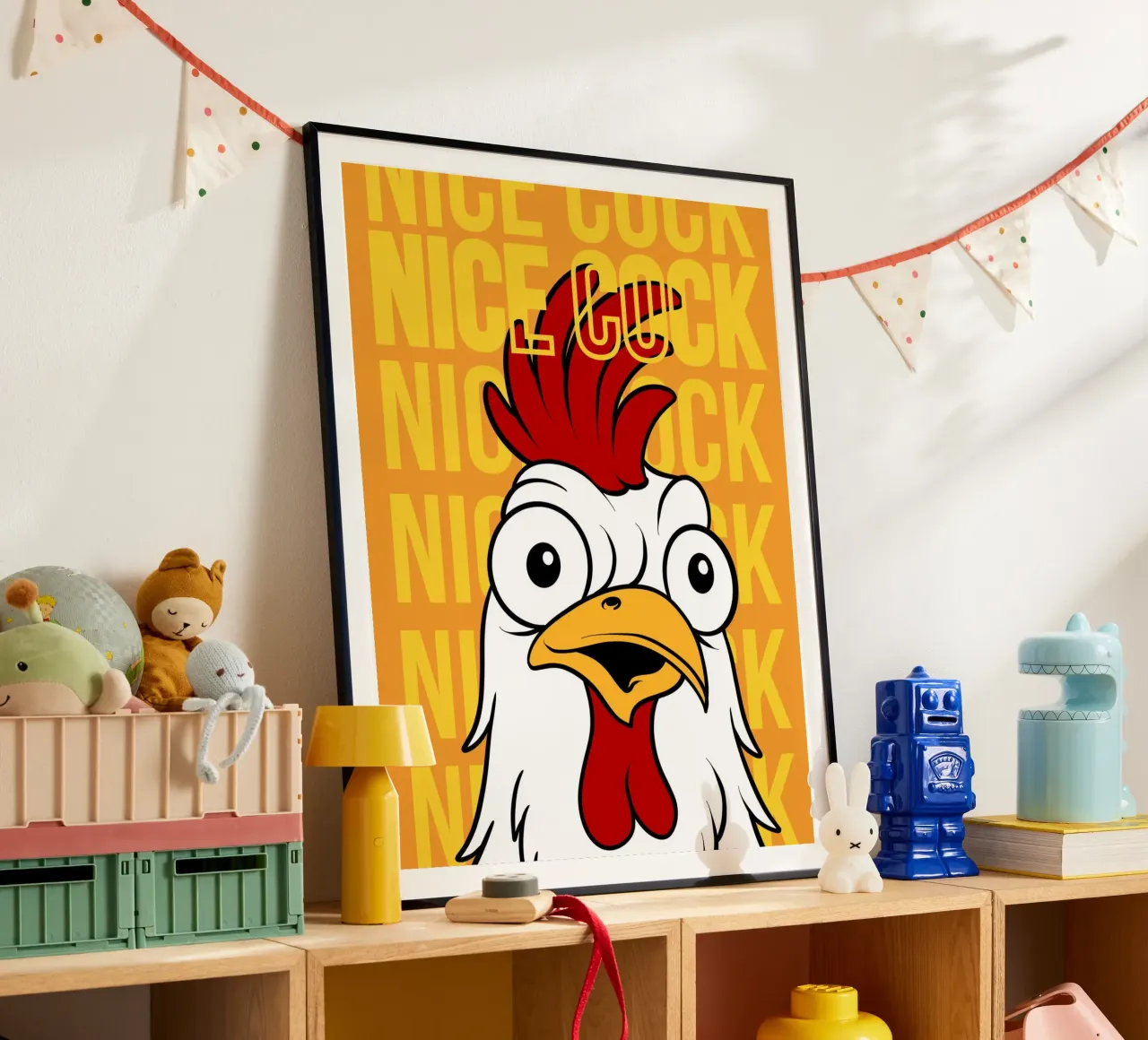 NICE COCK hahnemühle van LisaArtes
