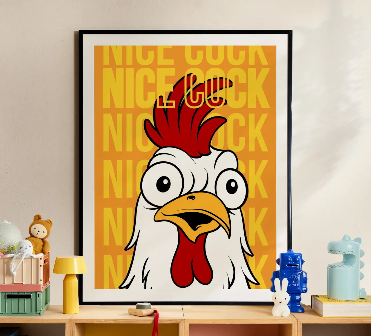 NICE COCK hahnemühle van LisaArtes