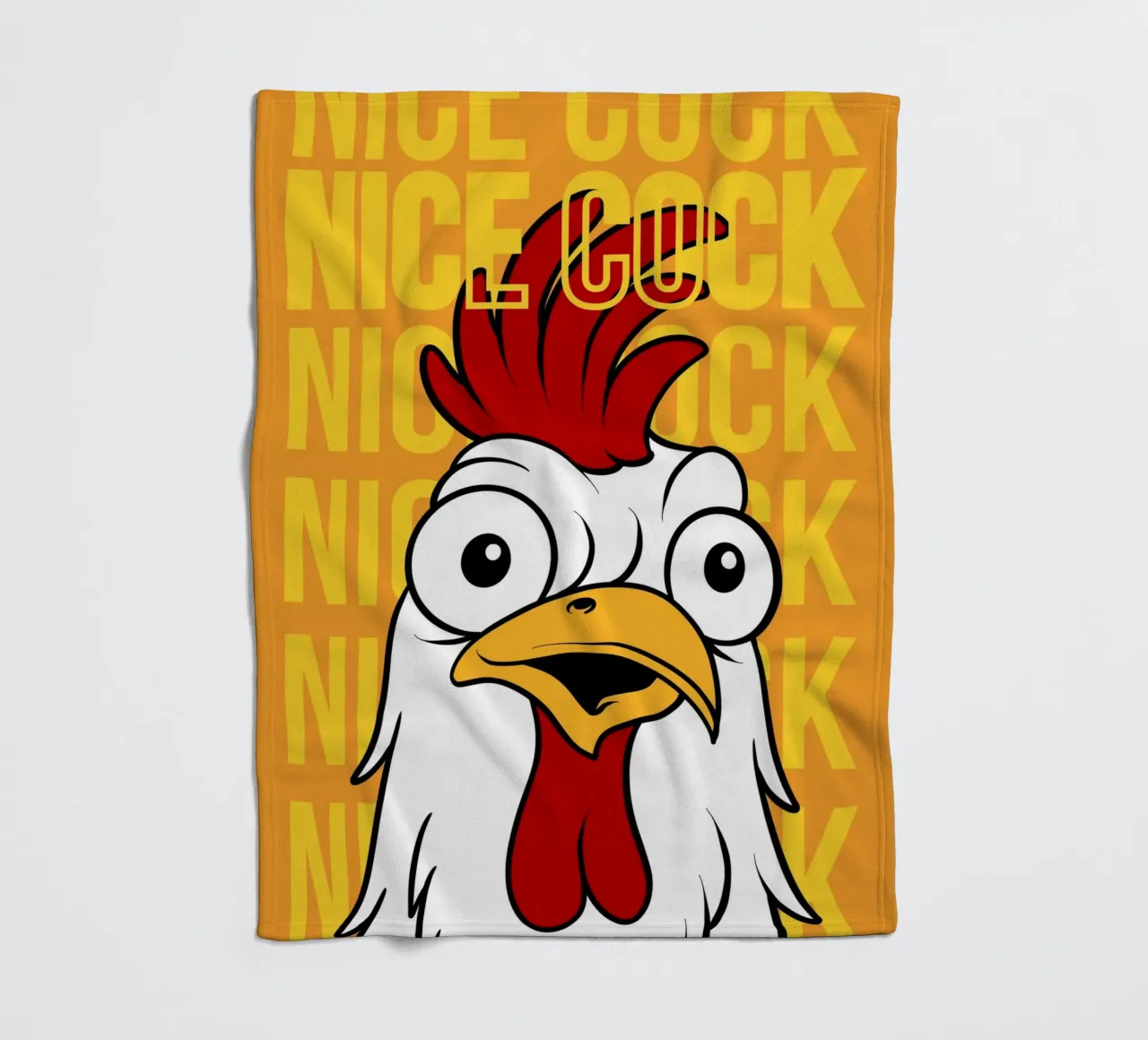NICE COCK Fleecedecke von LisaArtes