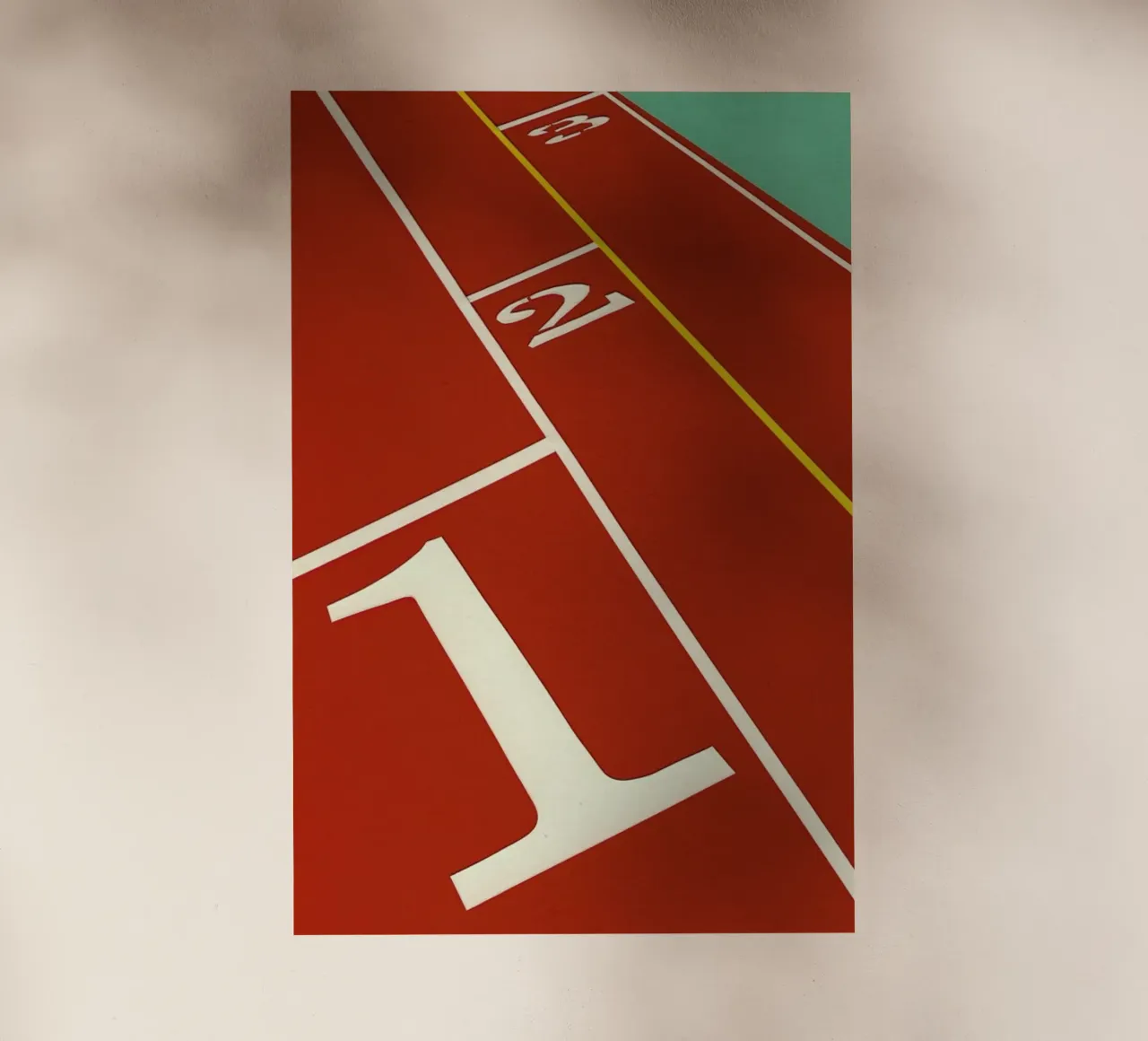 Running Track 123 pellicola backlit da Rosi Feist