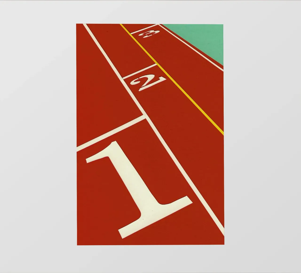 Running Track 123 telo in pvc da Rosi Feist