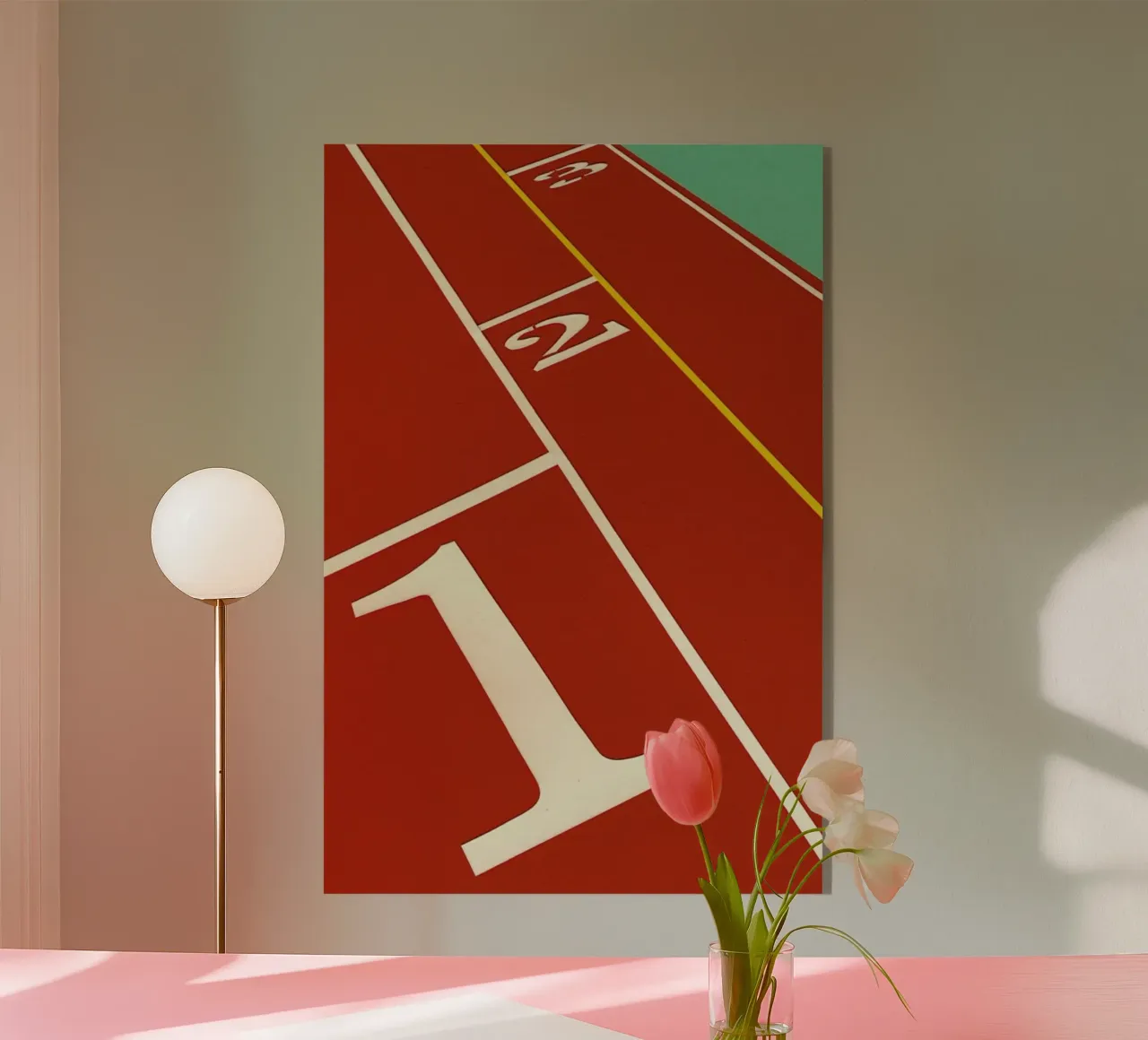 Running Track 123 plexiglass da Rosi Feist