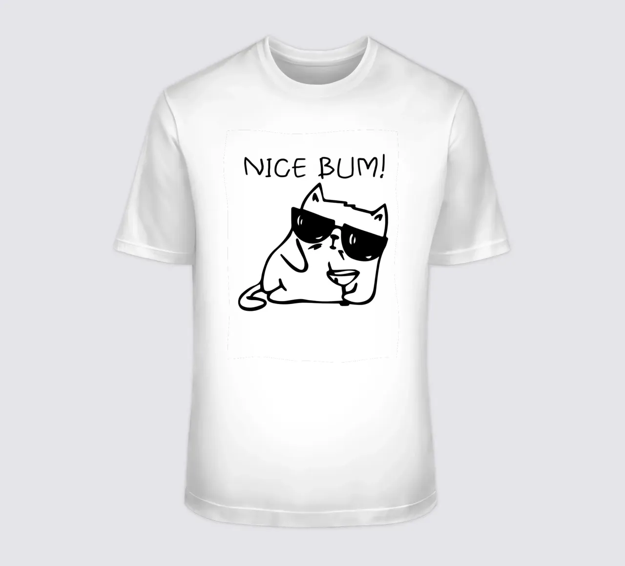 NICE BUM! t-shirt da LisaArtes