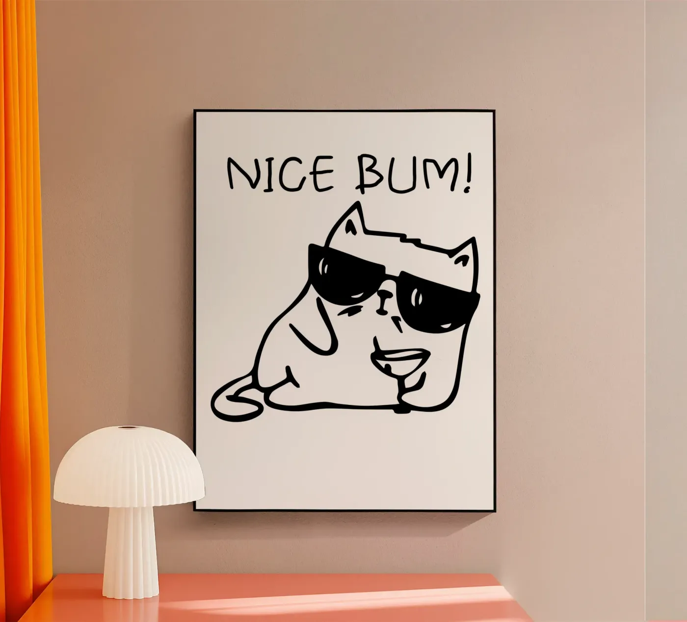 NICE BUM! plexiglas de LisaArtes