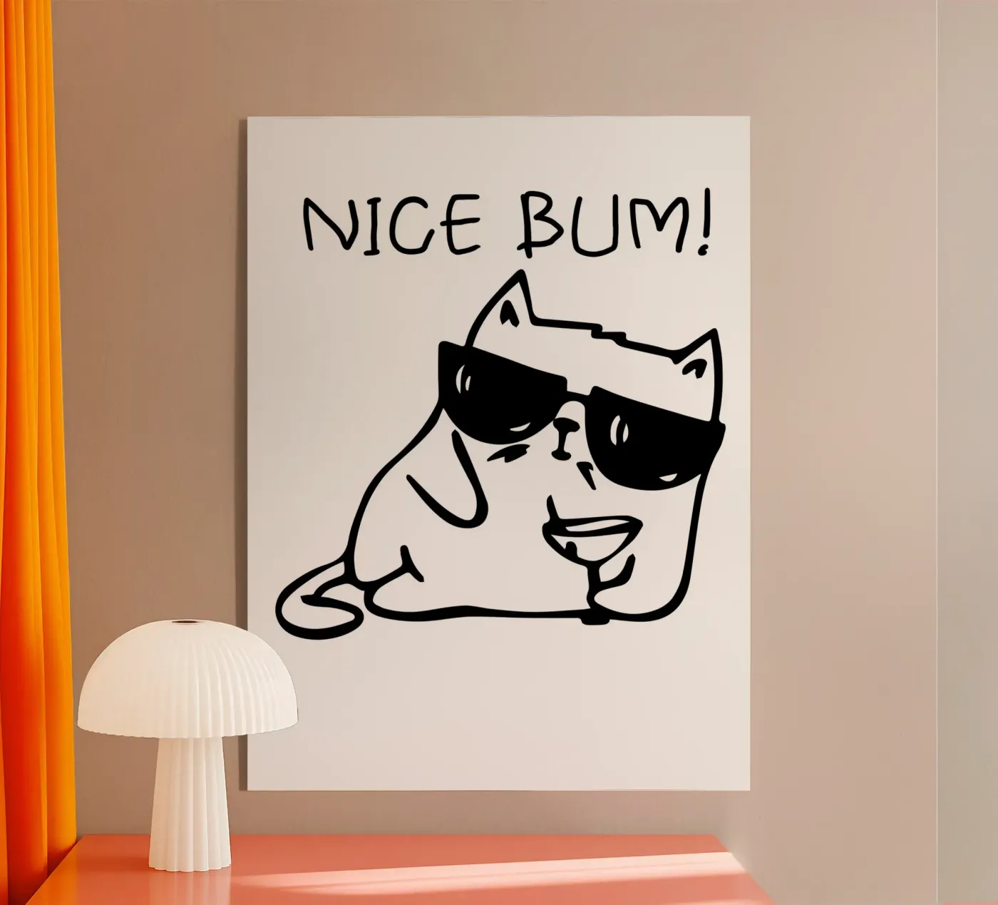 NICE BUM! plexiglas de LisaArtes