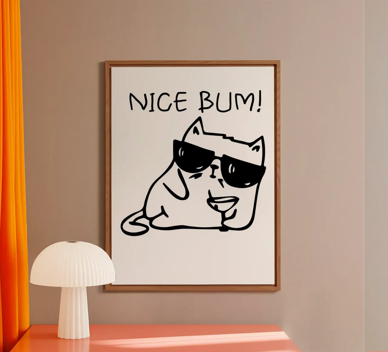 NICE BUM! alluminio dibond da LisaArtes