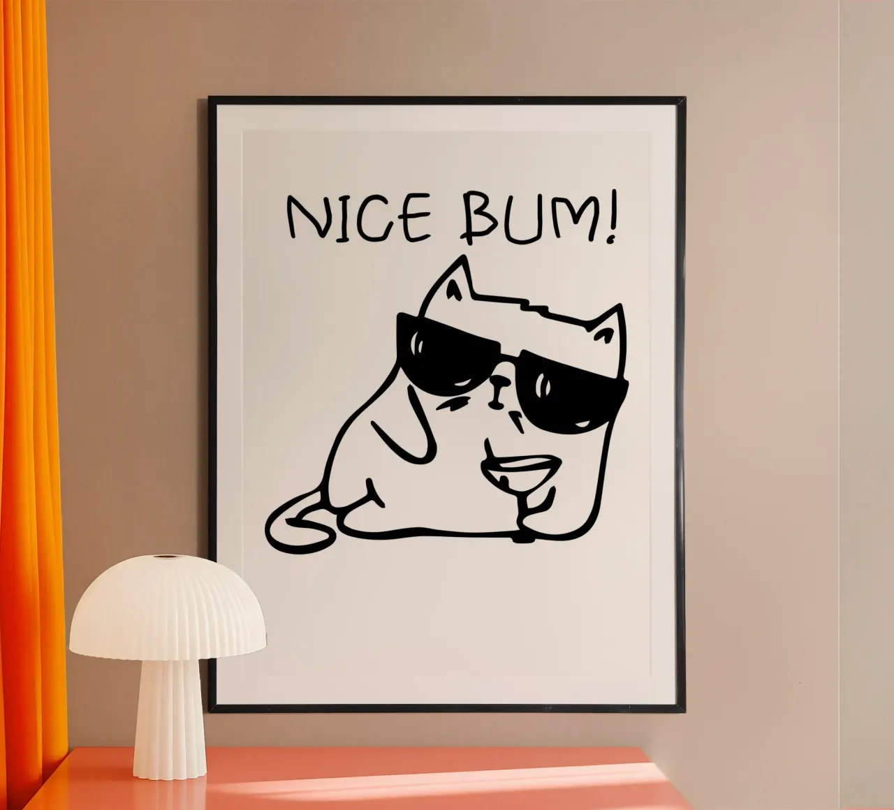 NICE BUM! poster da LisaArtes