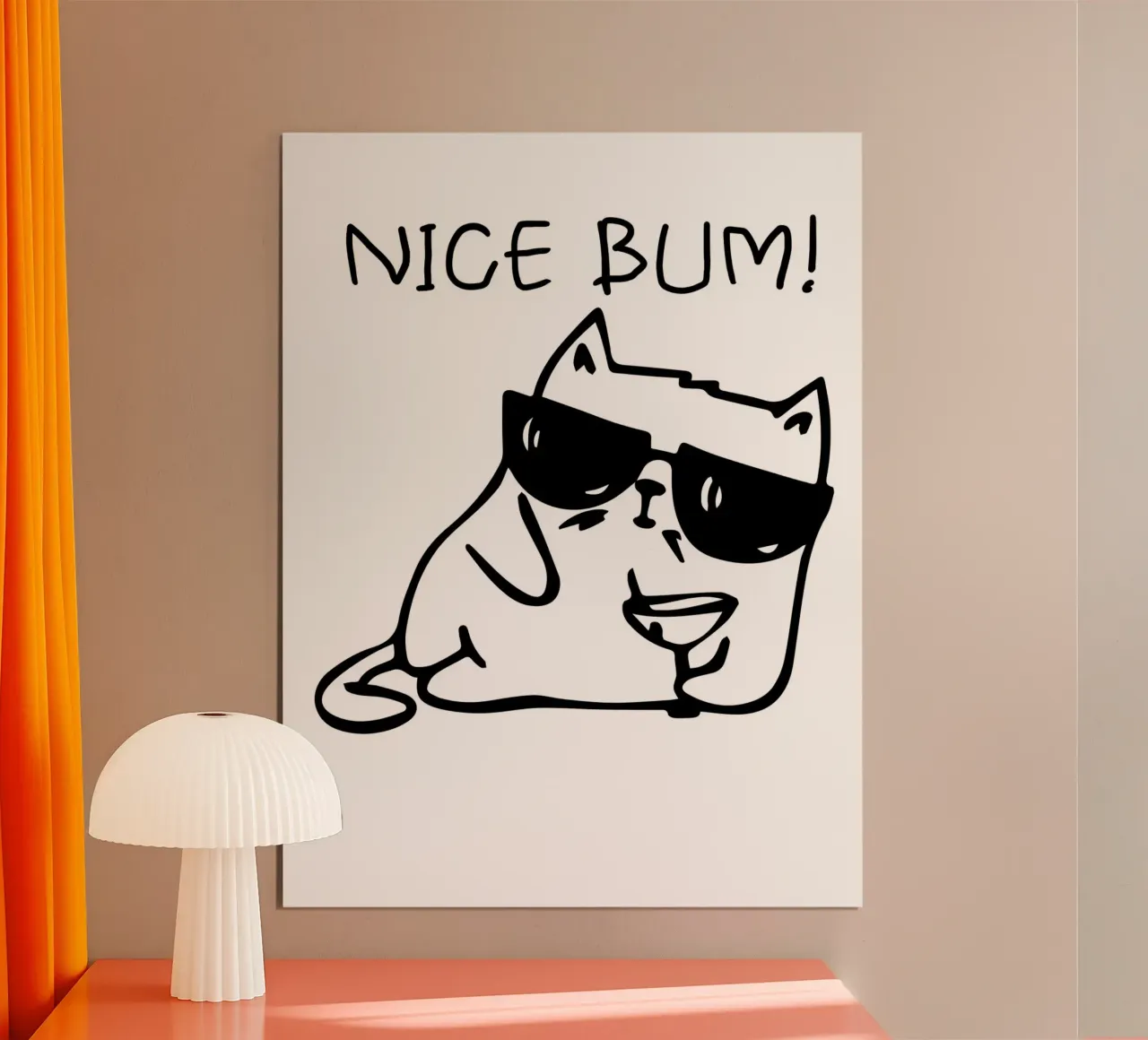 NICE BUM! poster da LisaArtes