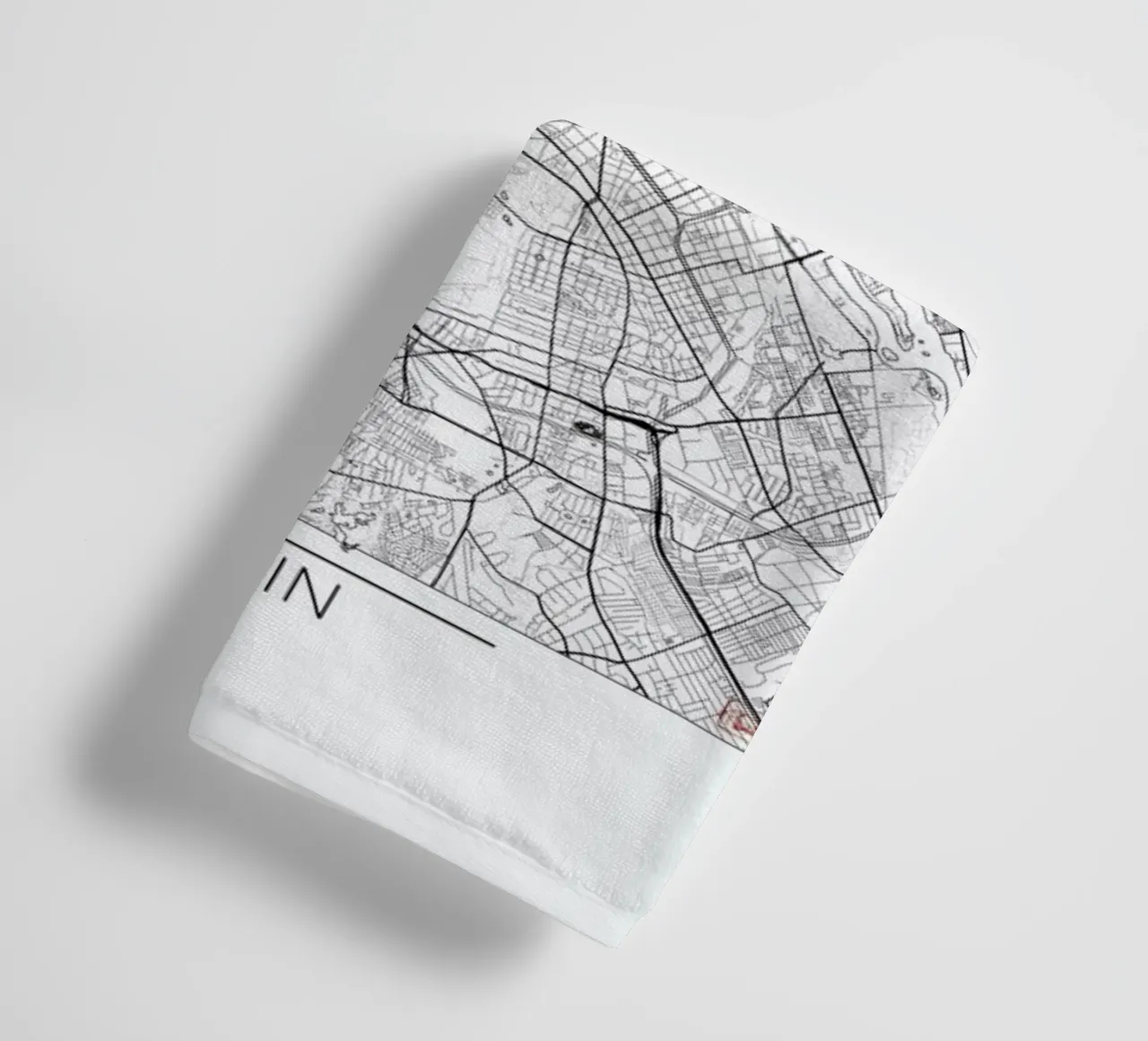 Berlin Minimal asciugamano da bagno da Hubert Roguski