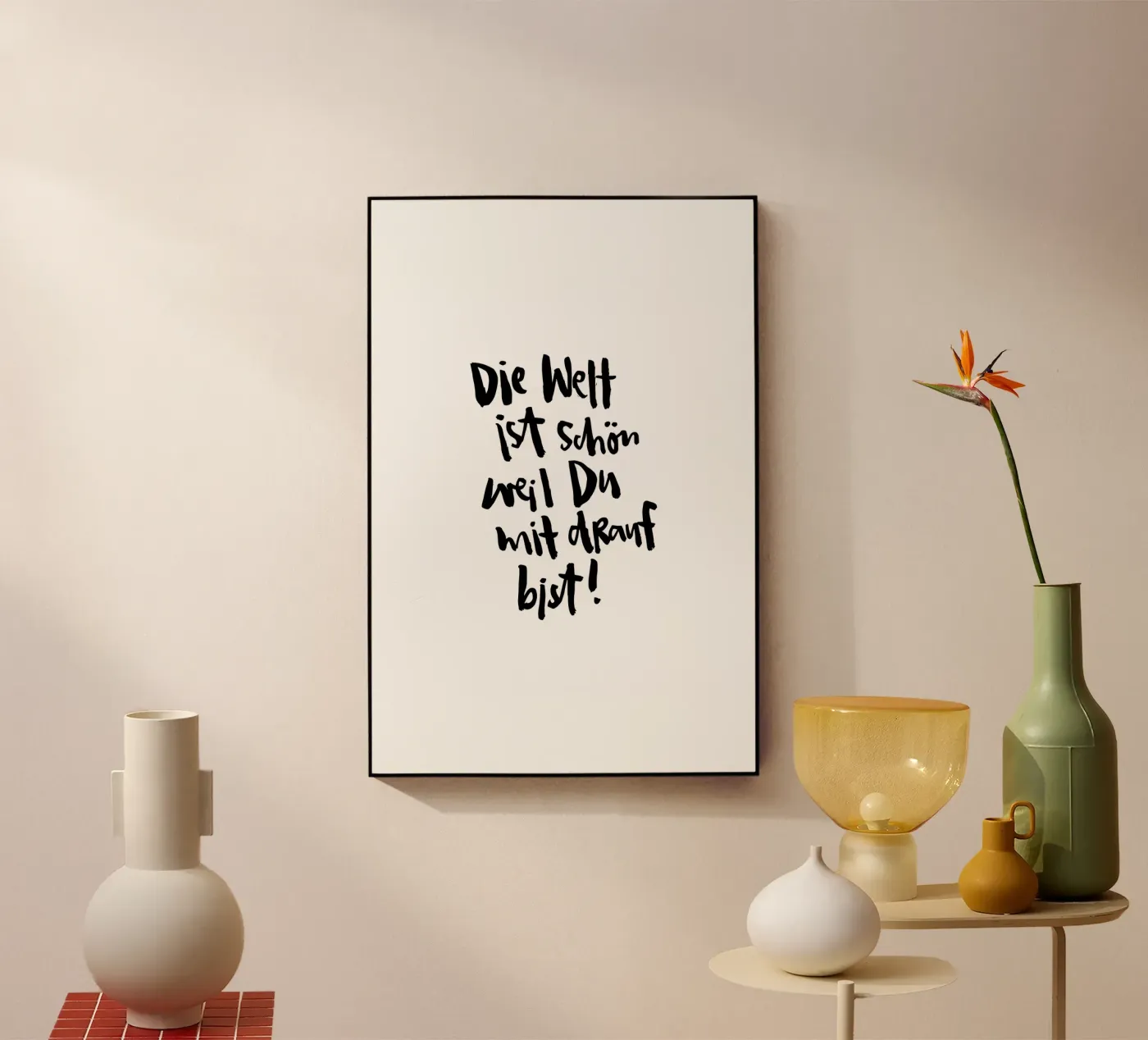 Die Welt plexiglass da Brushmeetspaper