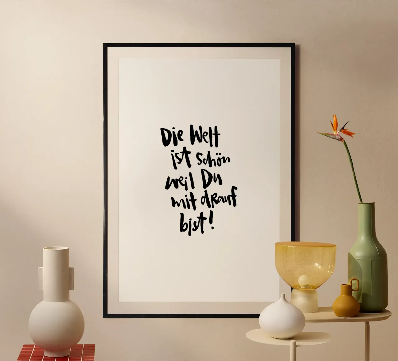 Die Welt poster da Brushmeetspaper