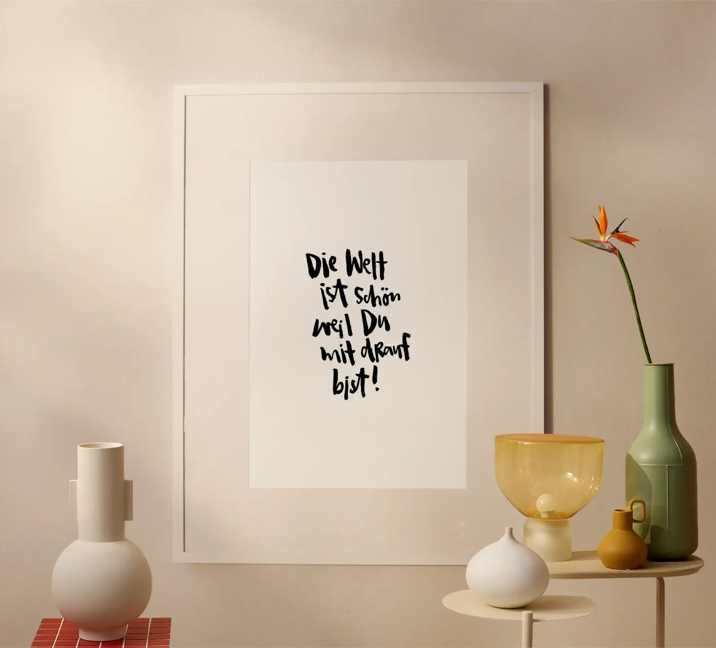 Die Welt poster da Brushmeetspaper