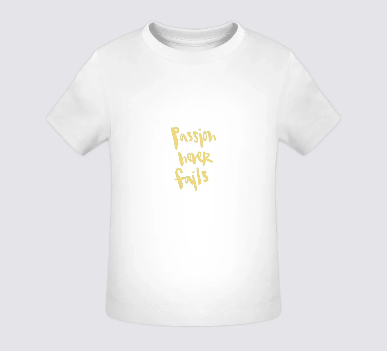 Passion Never Fails maglietta neonato da Brushmeetspaper