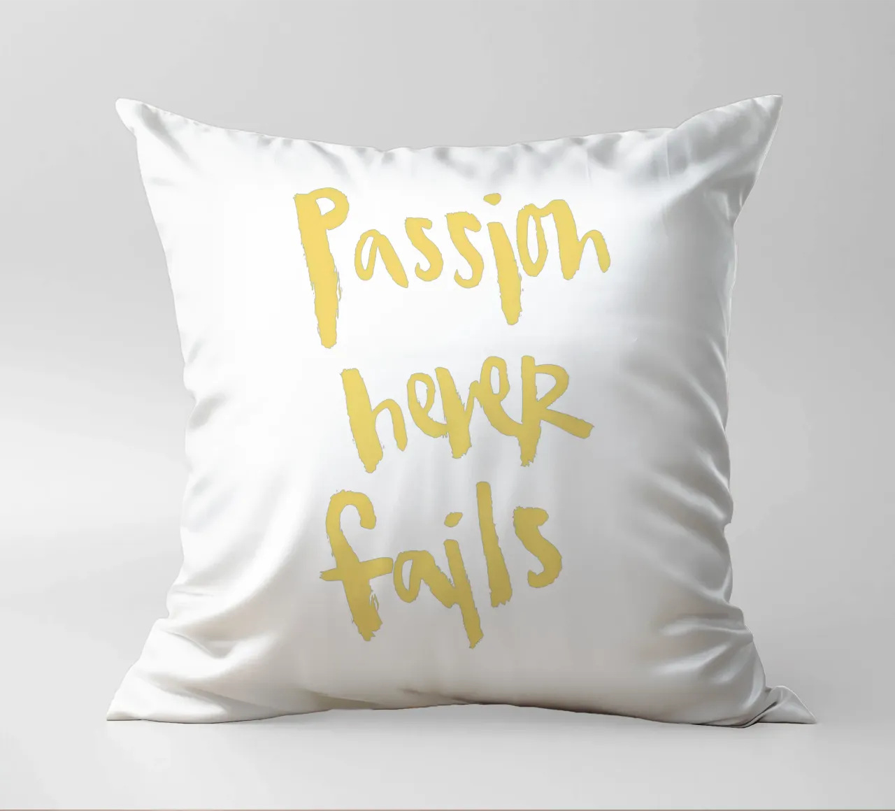 Passion Never Fails cuscino da Brushmeetspaper