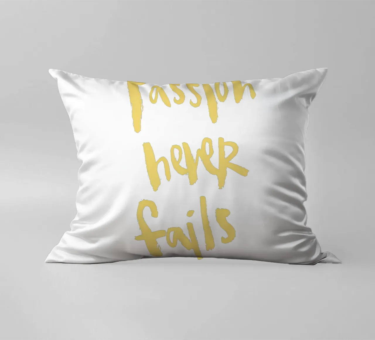 Passion Never Fails cuscino da Brushmeetspaper