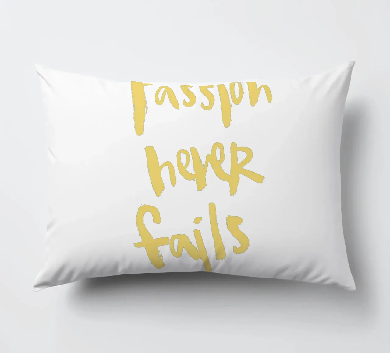 Passion Never Fails cuscino da Brushmeetspaper