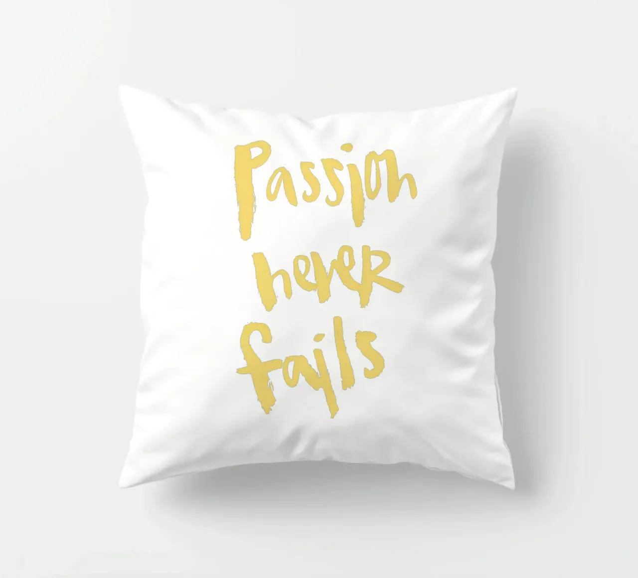 Passion Never Fails cuscino da Brushmeetspaper