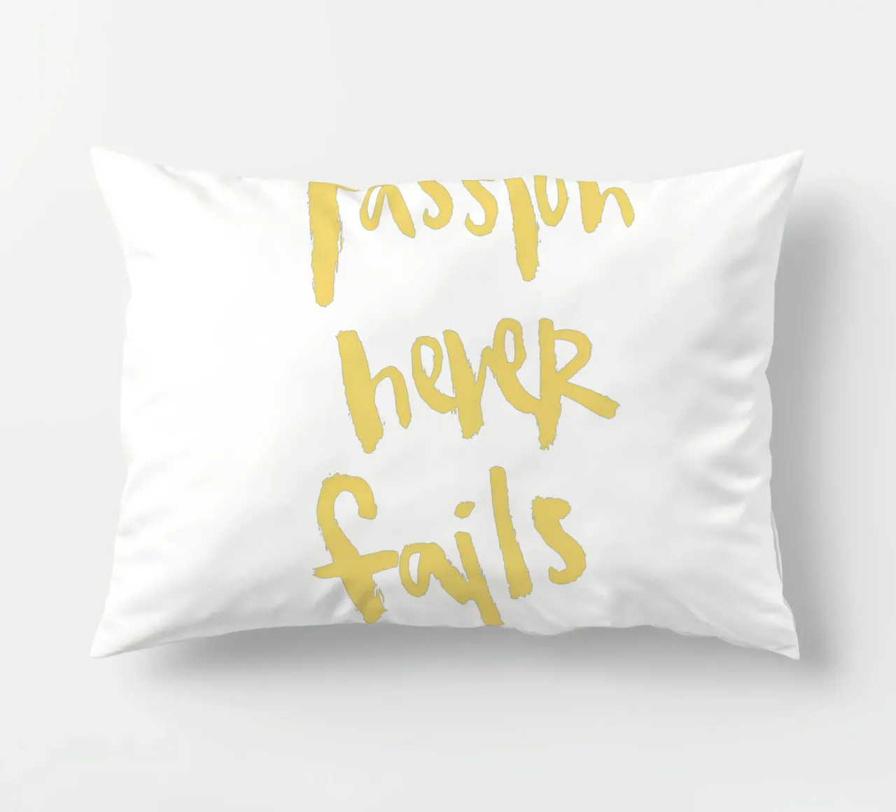 Passion Never Fails cuscino da Brushmeetspaper