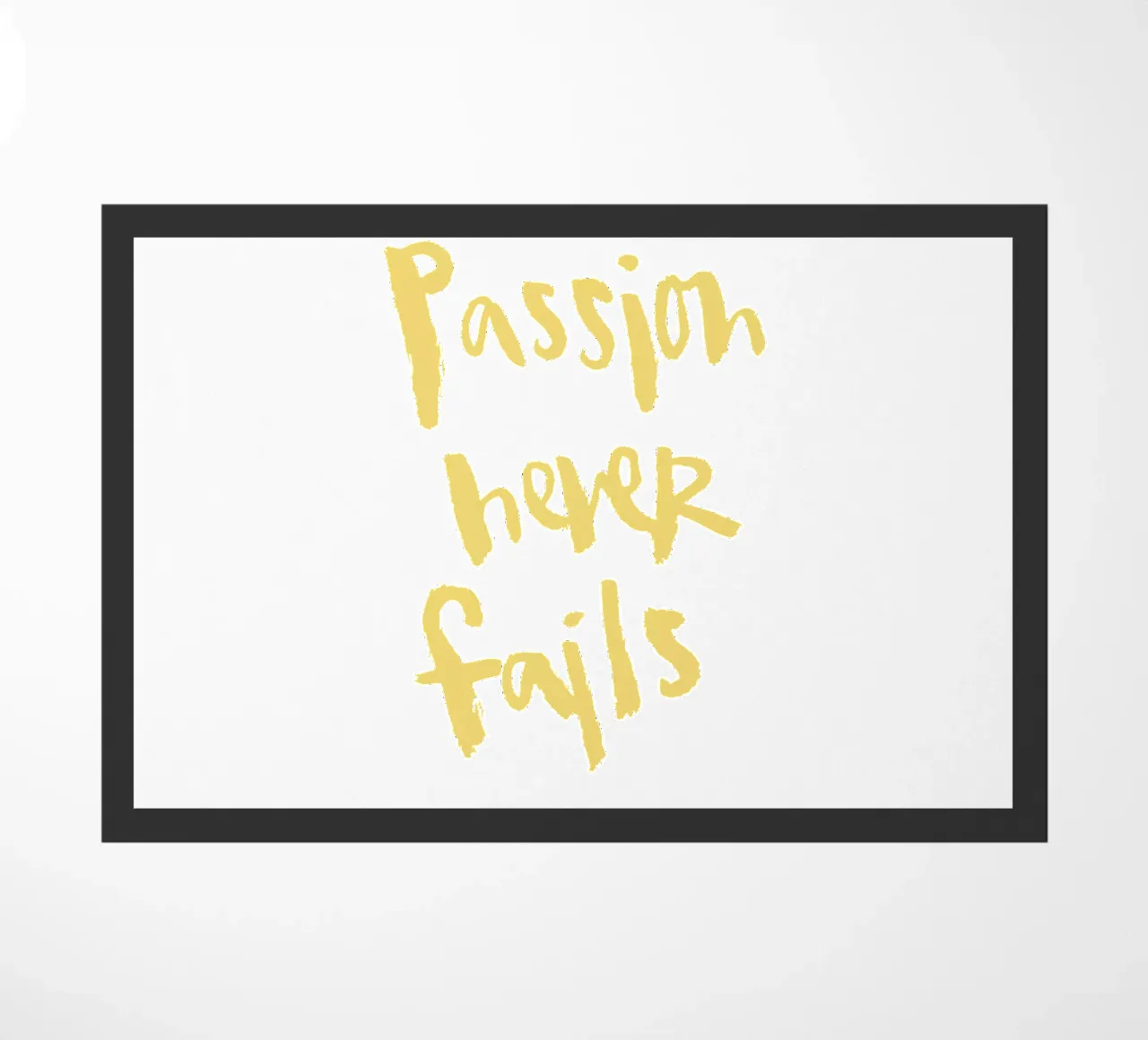 Passion Never Fails zerbino da Brushmeetspaper