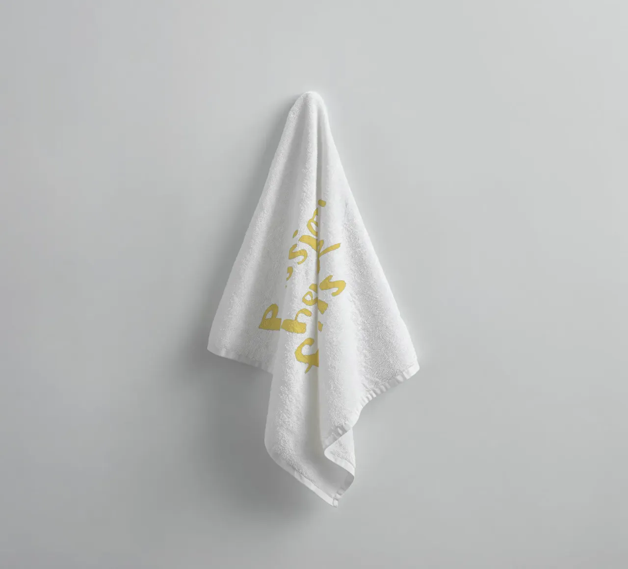 Passion Never Fails asciugamano da bagno da Brushmeetspaper
