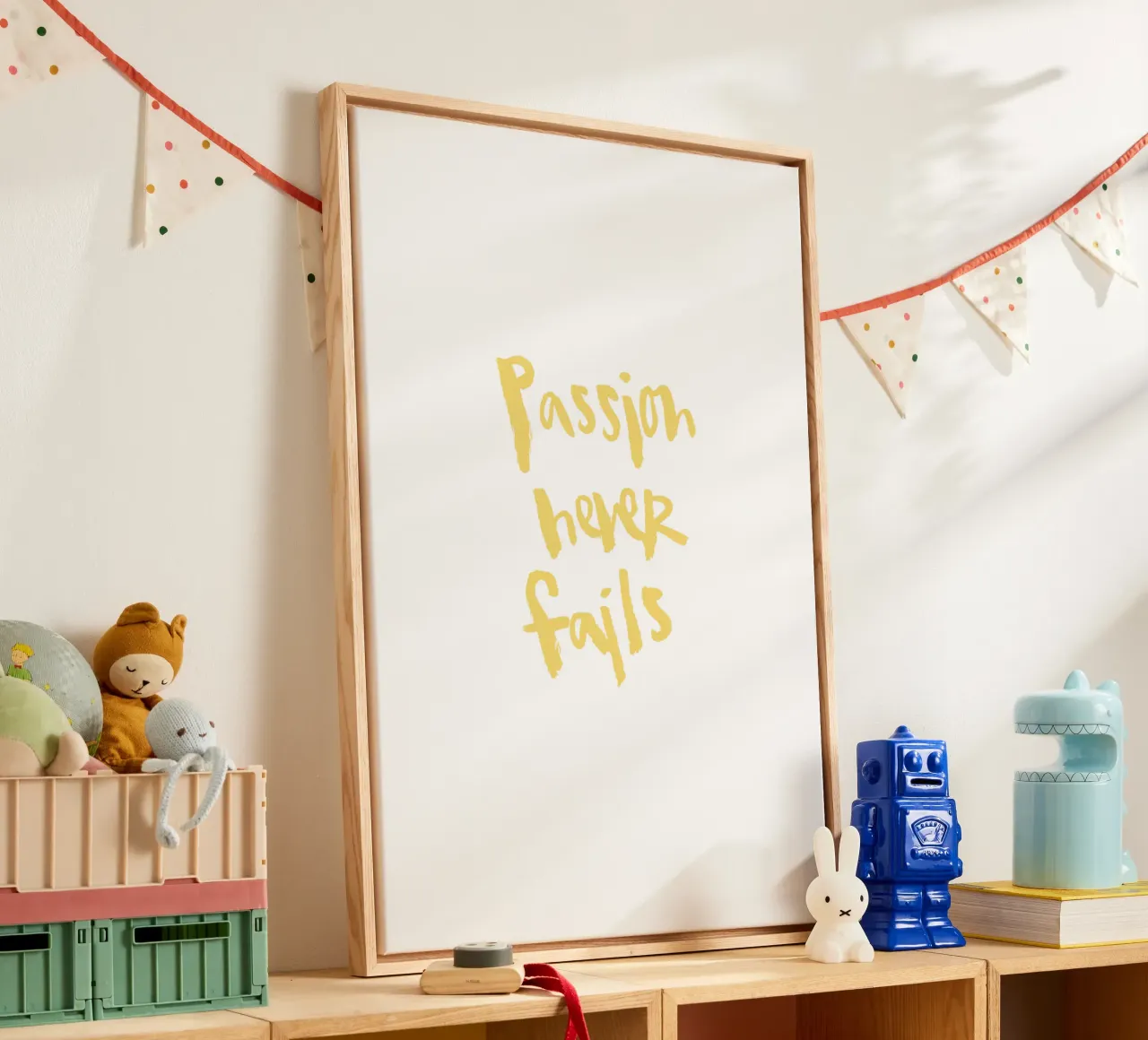 Passion Never Fails tela da Brushmeetspaper