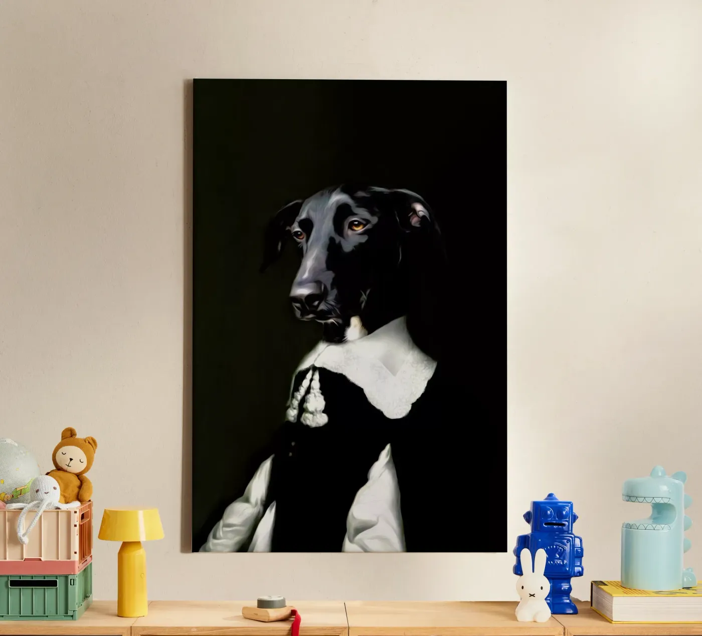 Mingus canvas by Tein Lucasson