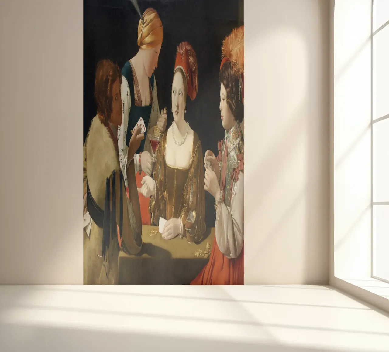 Georges de La Tour - The Card Sharp with the Ace of Diamonds photo wallpaper by Timeless Artworks