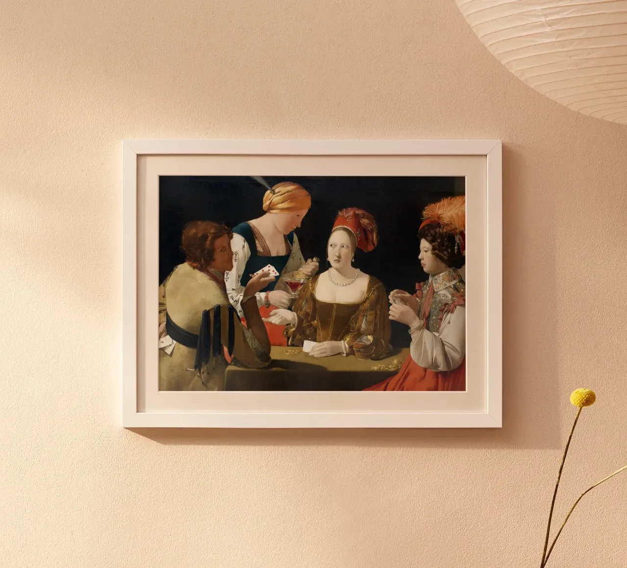 Georges de La Tour - The Card Sharp with the Ace of Diamonds hahnemühle by Timeless Artworks
