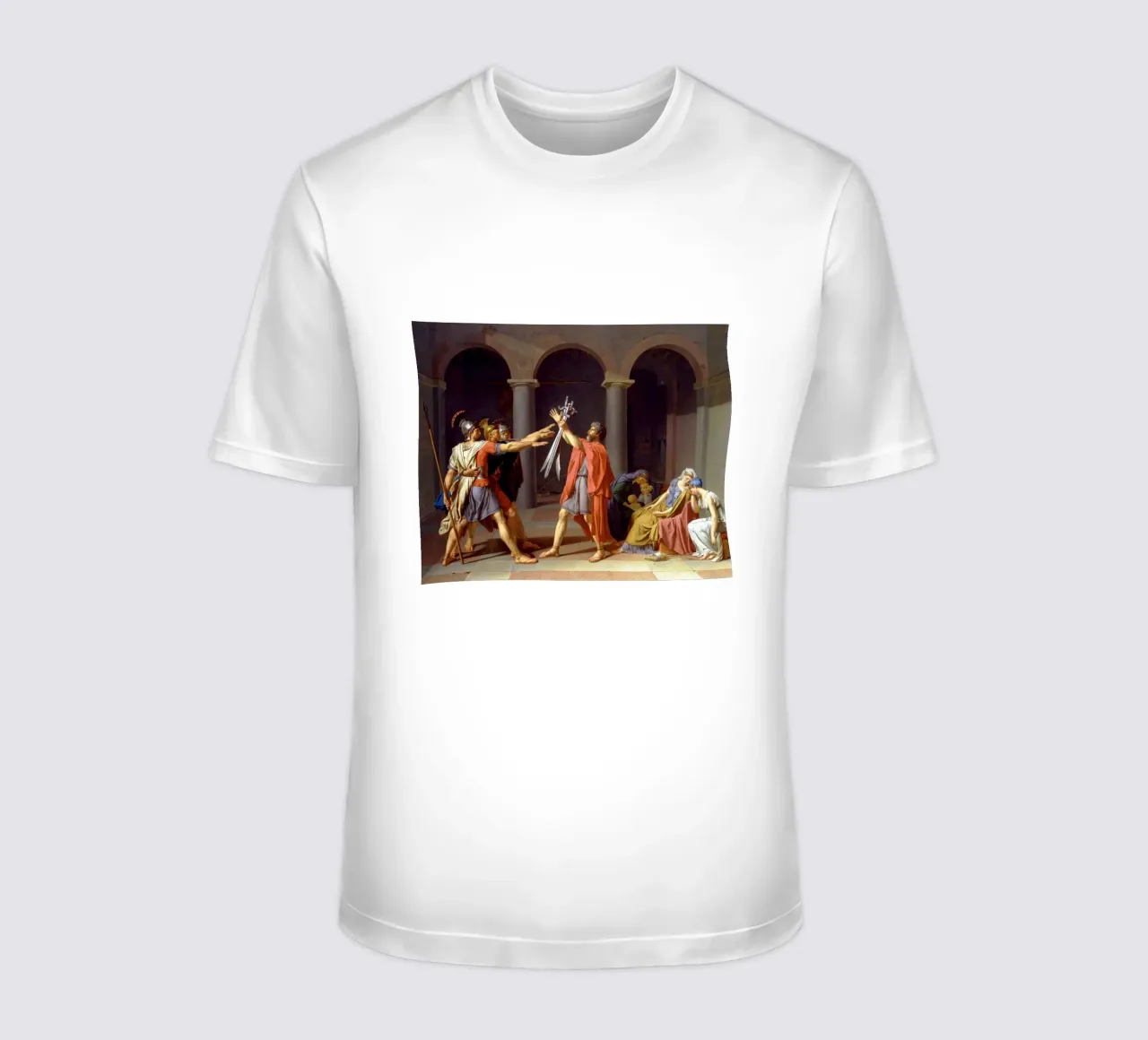 Jacques-Louis David - Oath of the Horatii t-shirt by Timeless Artworks