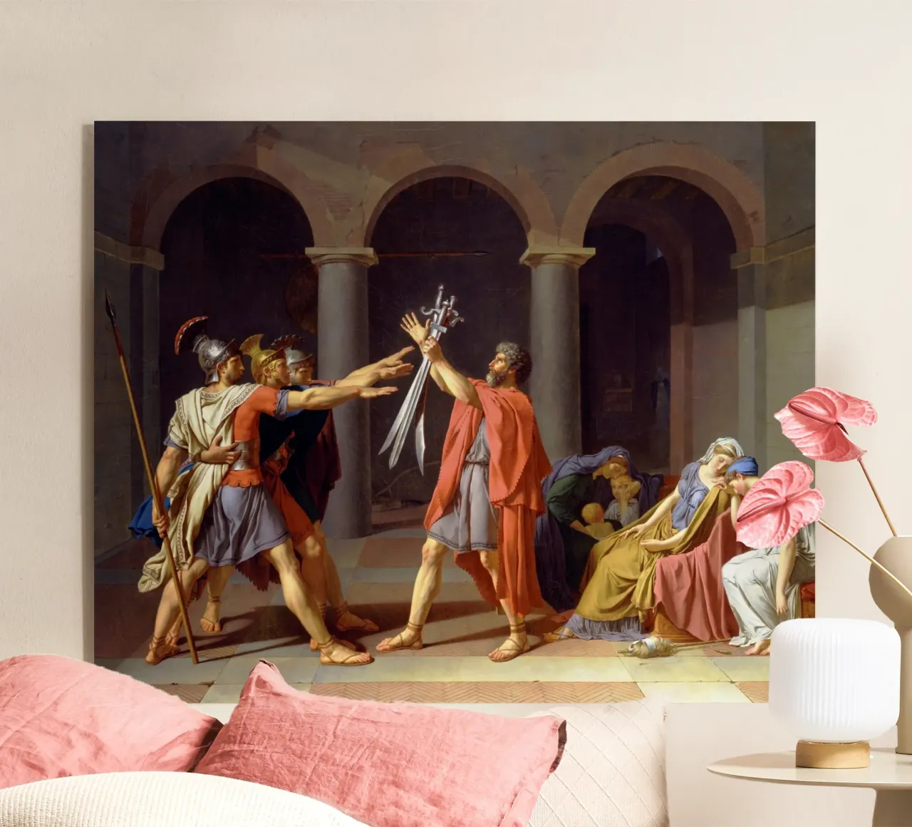Jacques-Louis David - Juramento de los Horacios metacrilato de Timeless Artworks