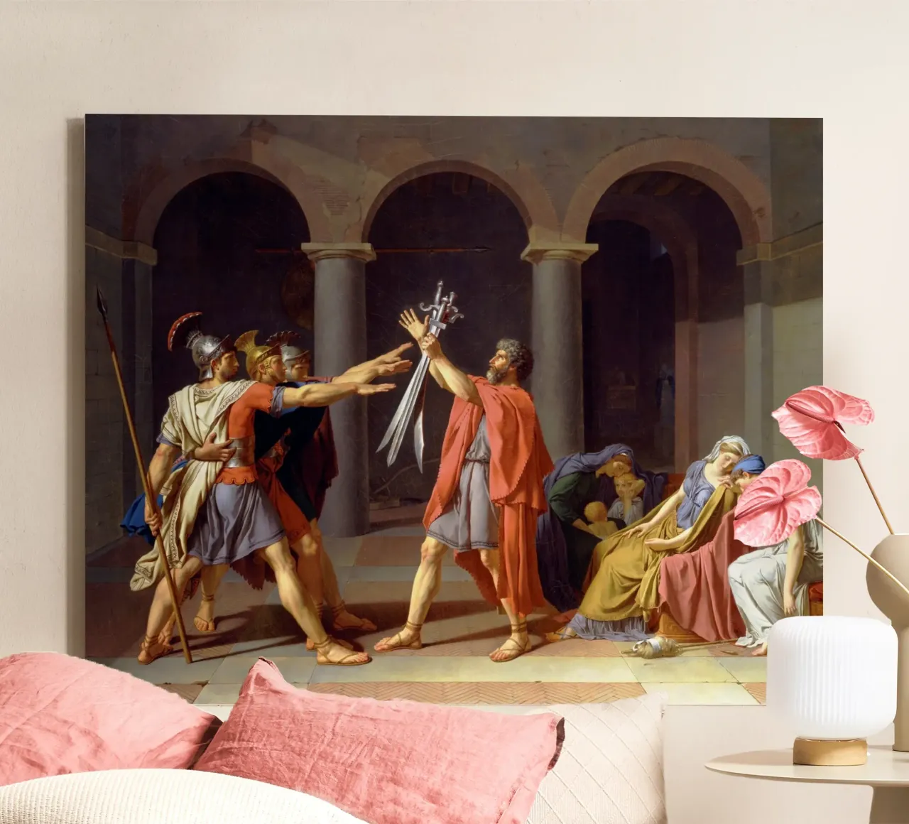 Jacques-Louis David - Oath of the Horatii canvas by Timeless Artworks